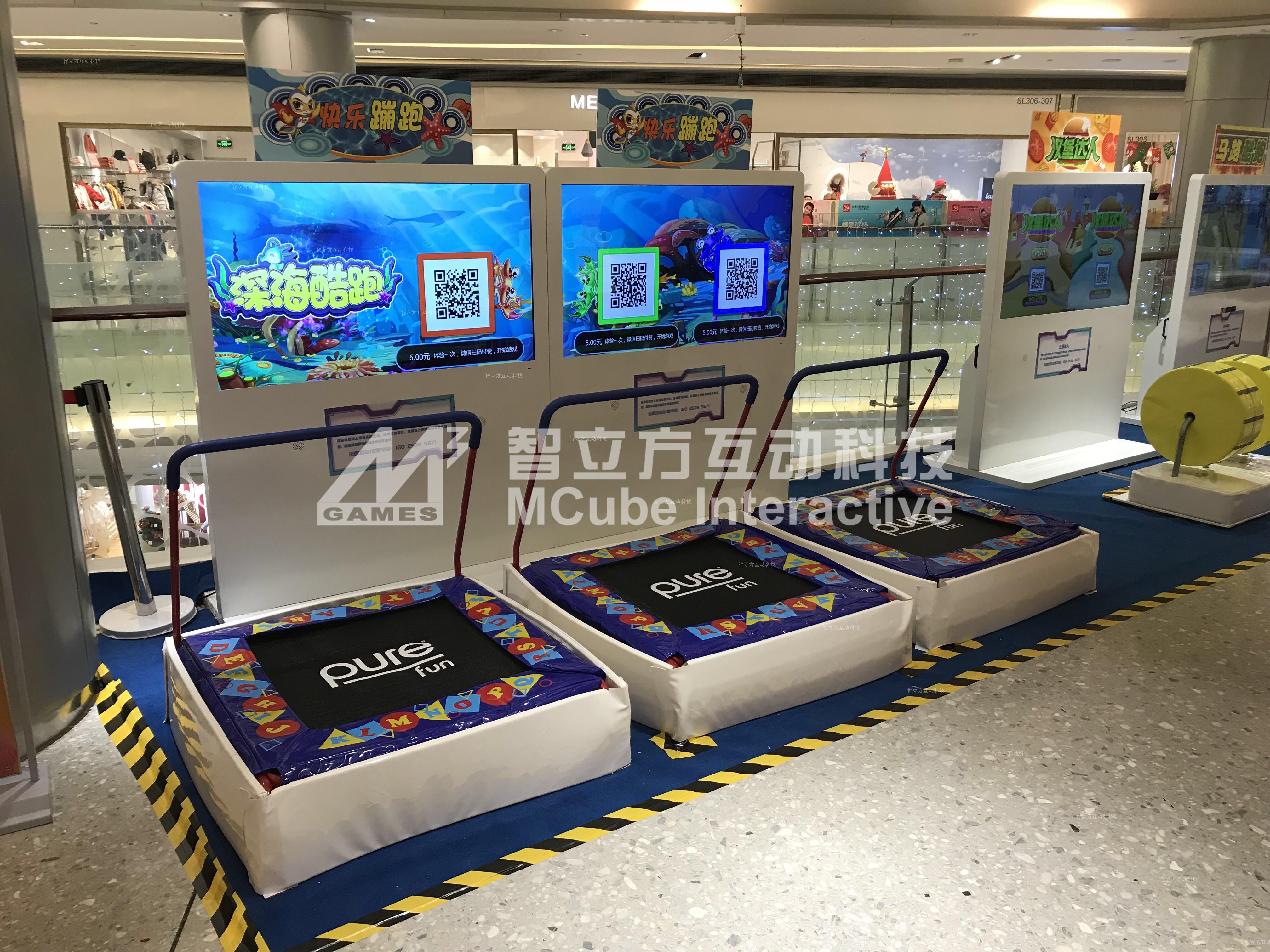 商场门店暖场引流特色装置？智立方门店体感互动方案体感游戏！