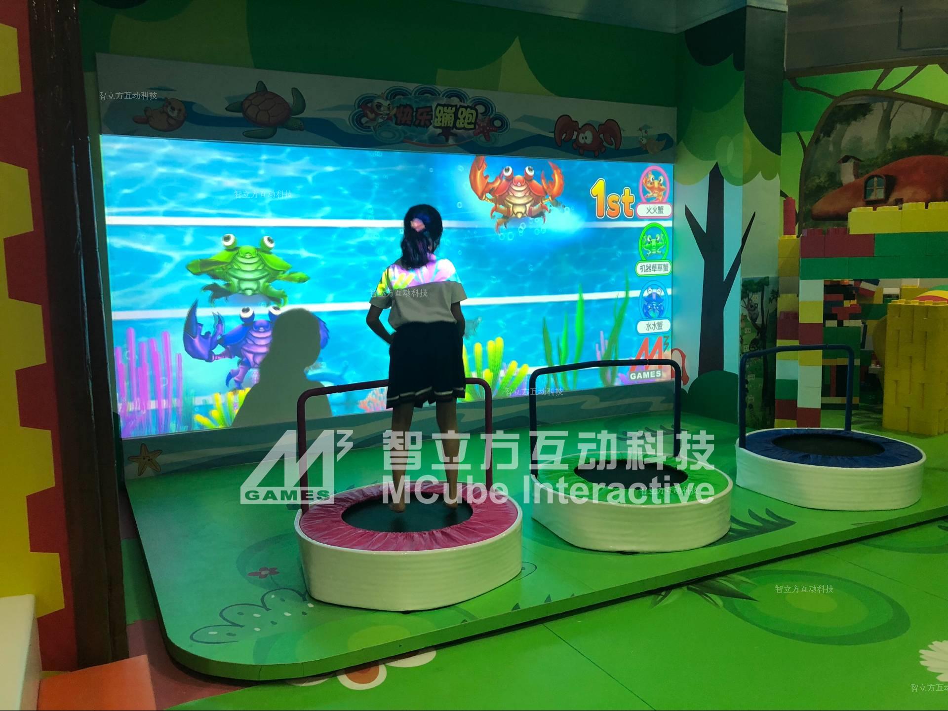儿童运动馆设备升级！大型模拟运动项目就看智立方体感互动运动系列！